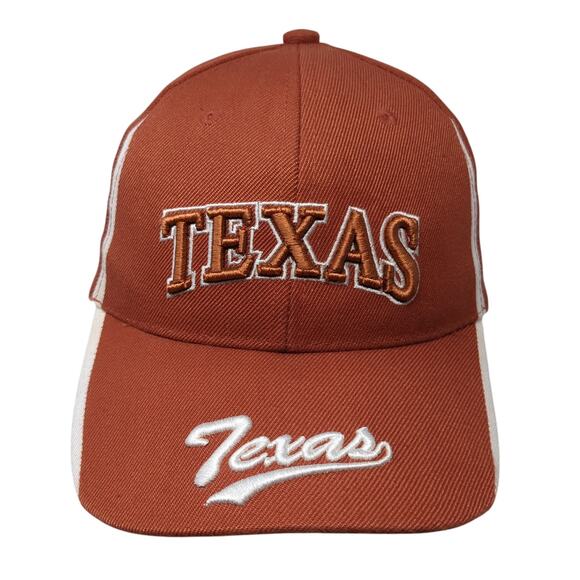 Texas Toddler Strapback Baseball Cap Brown One Size Adjustable August Sportswear - Picture 1 of 9
